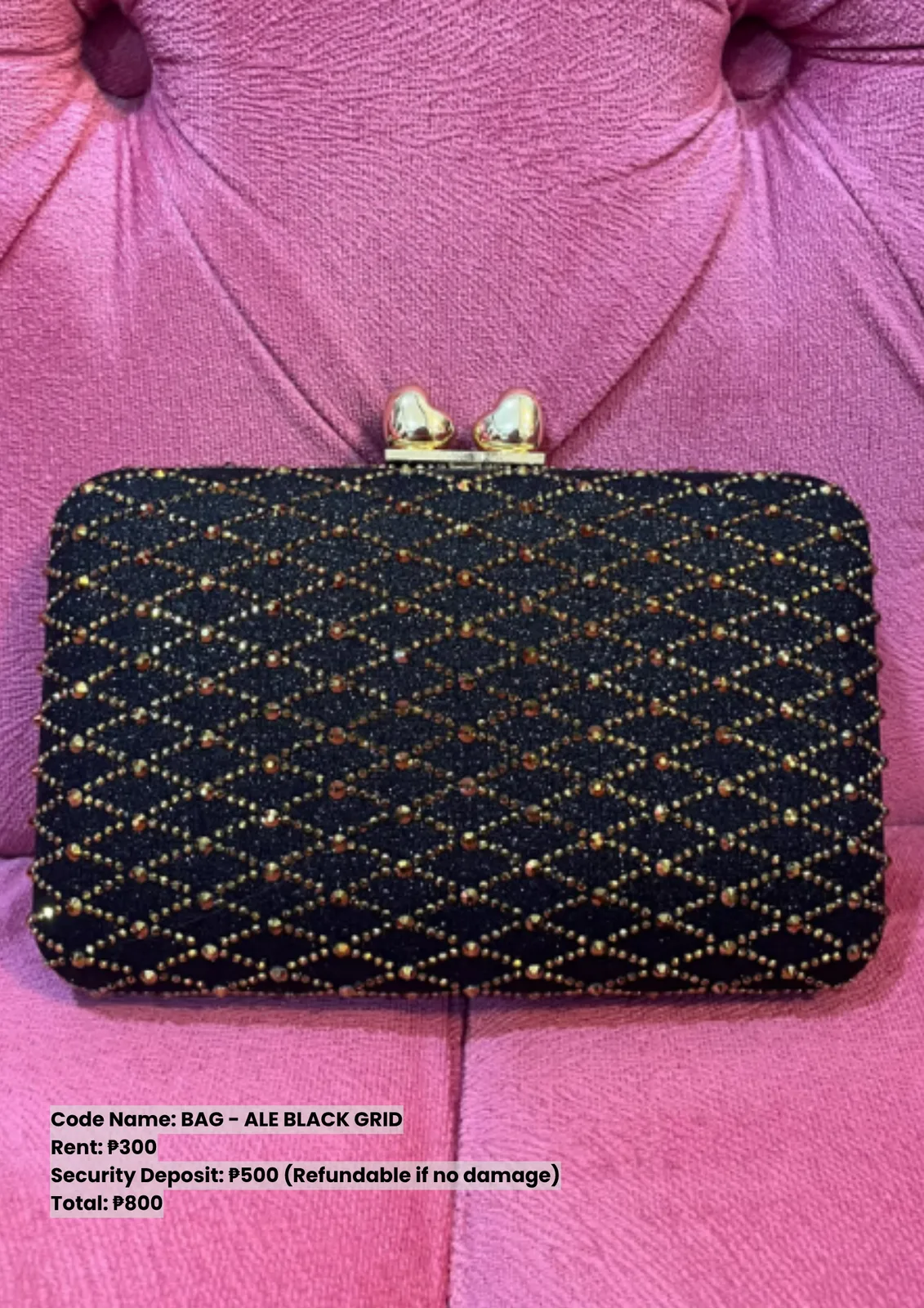 Bags: Ale Black Grid