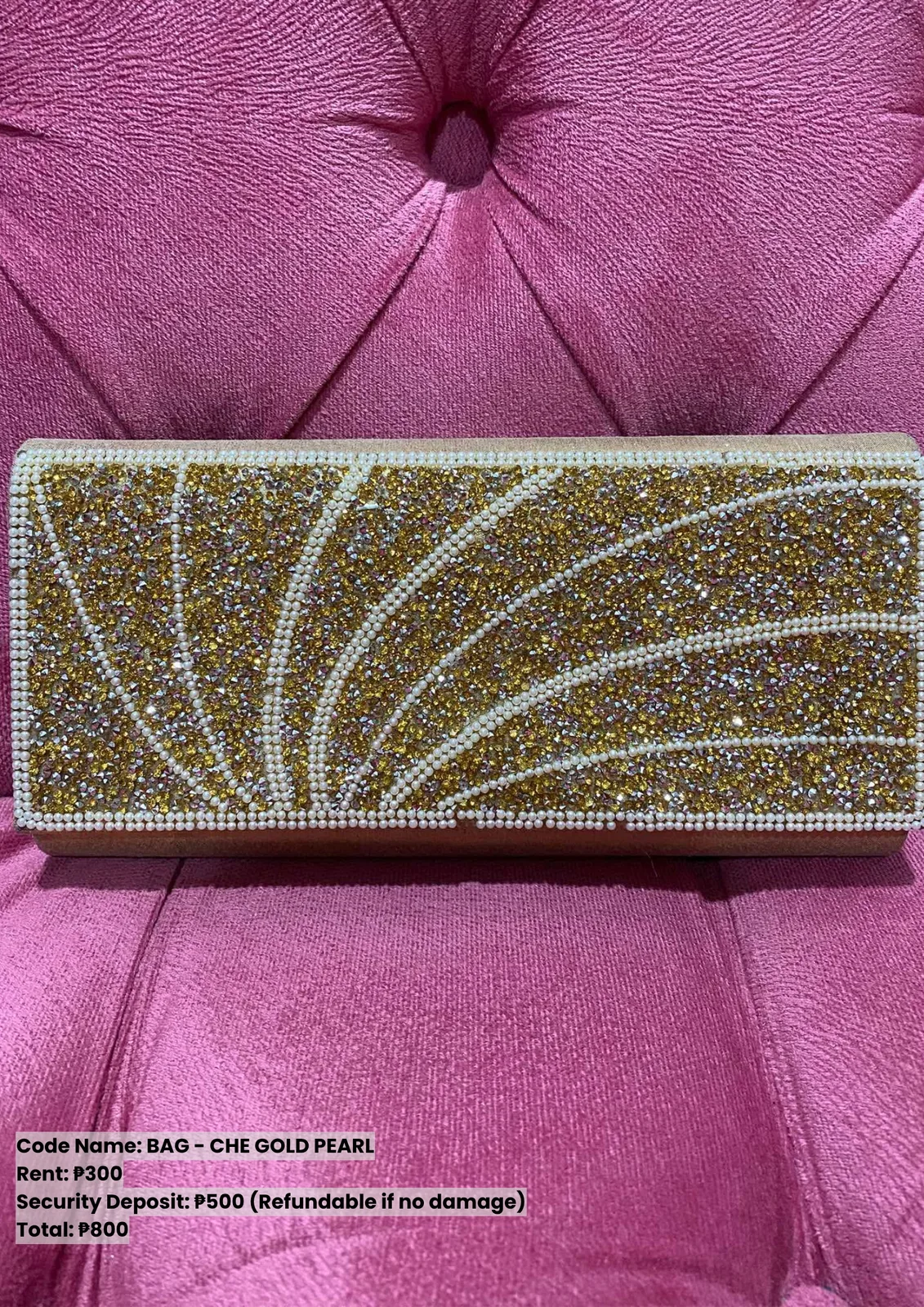 Bags: Che Gold Pearl