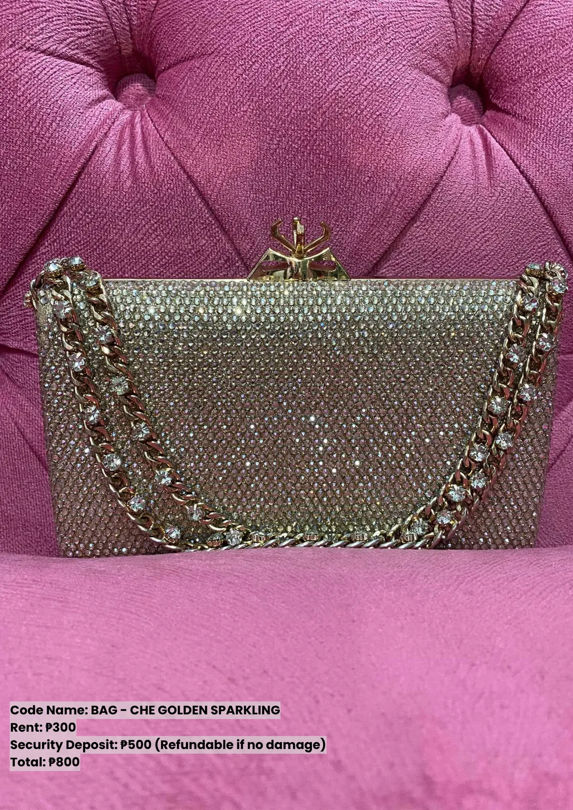 Bags: Che Golden Sparkling