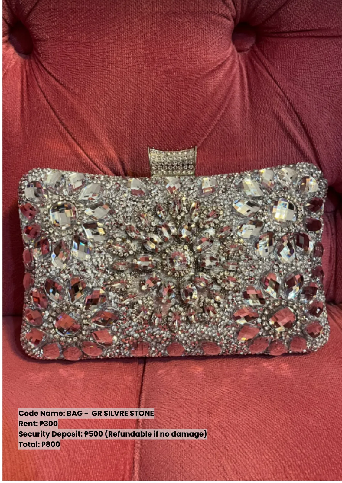 Bags: Gr Silvre Stone