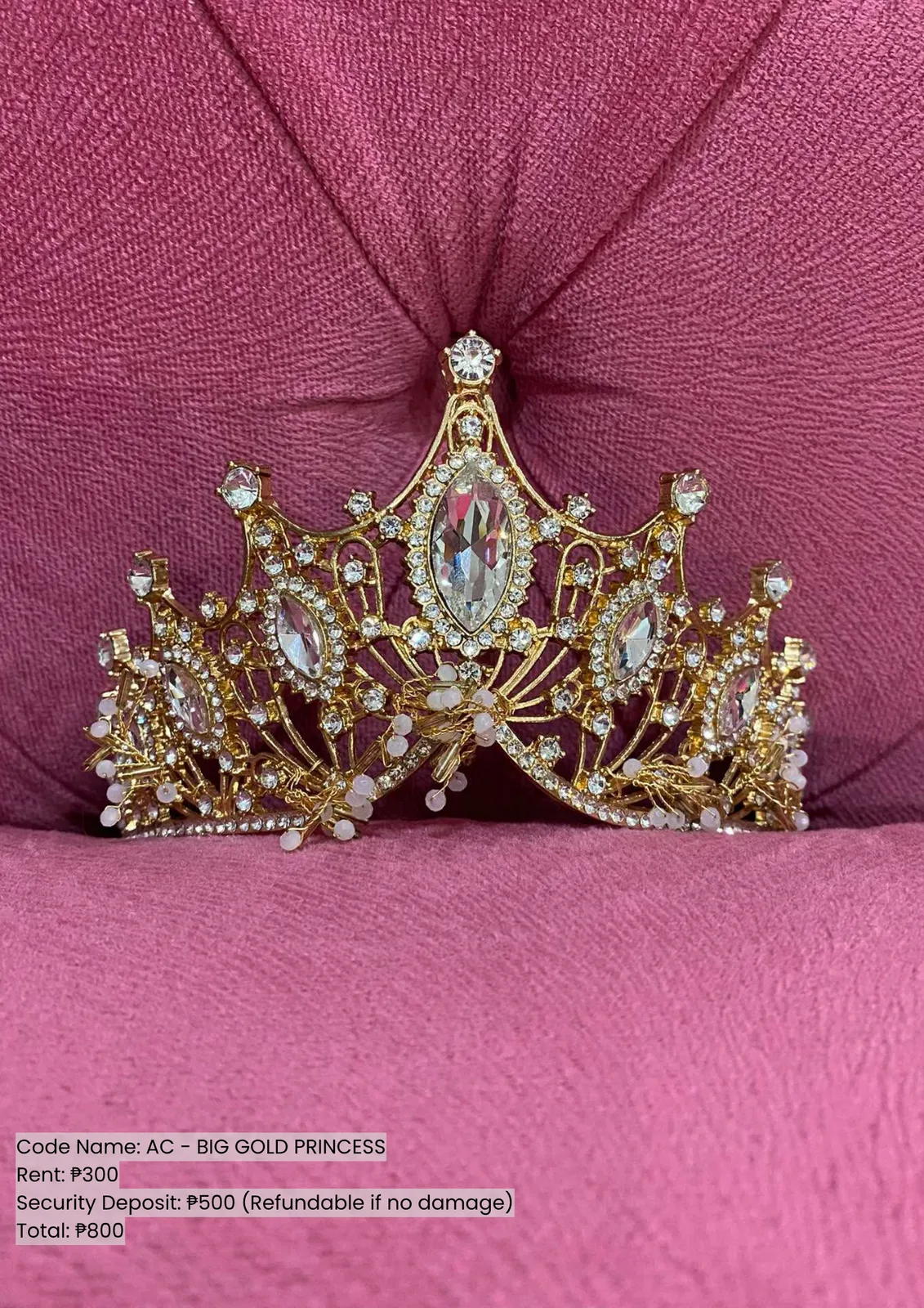 Crowns: Ac Big Gold Princess