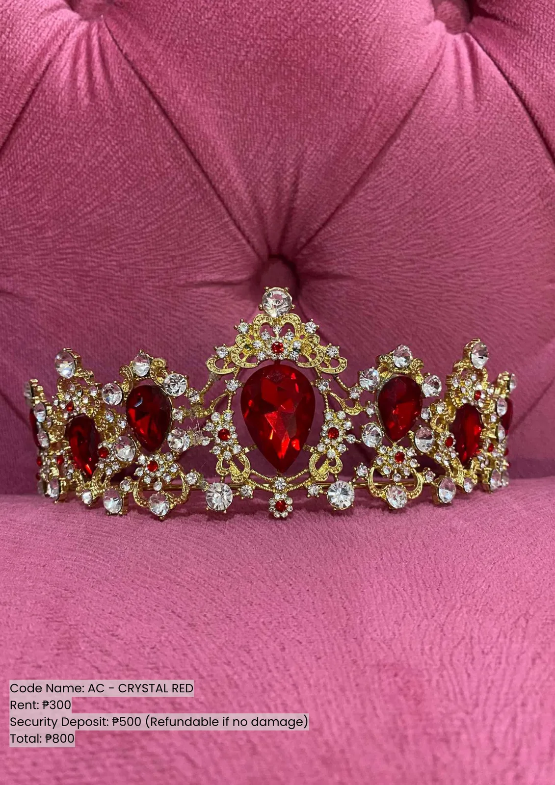Crowns: Ac Crystal Red