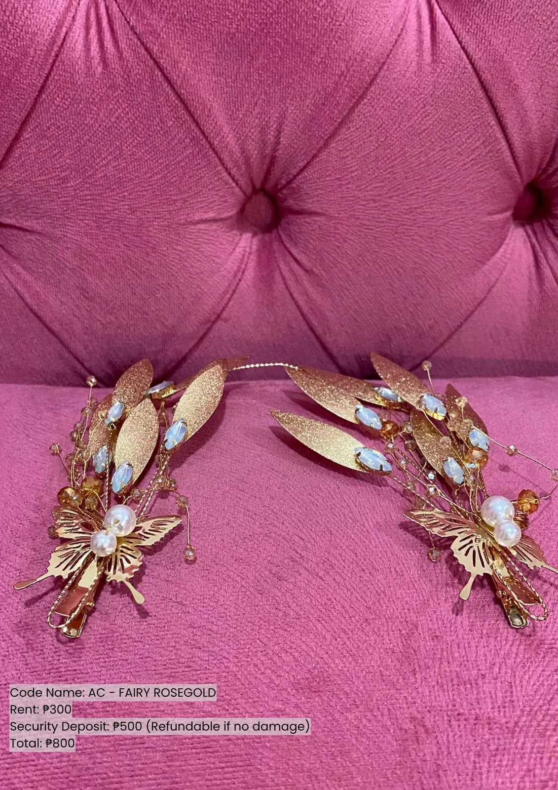 Crowns: Ac Fairy Rosegold