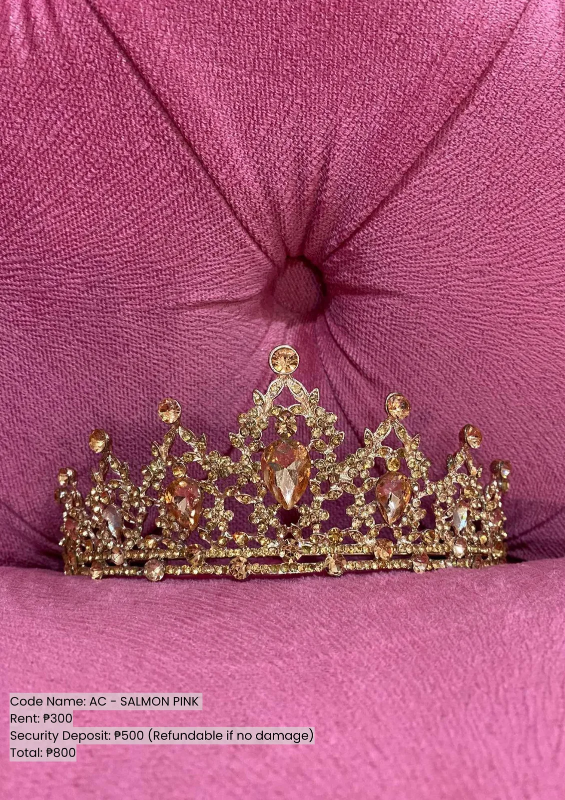 Crowns: Ac Salmon Pink