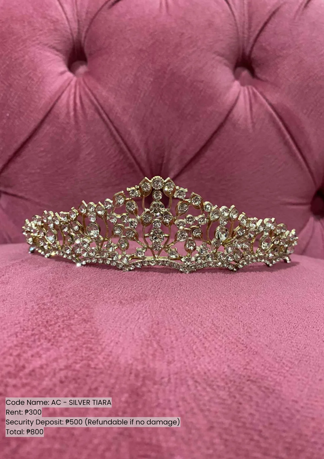 Crowns: Ac Silver Tiara