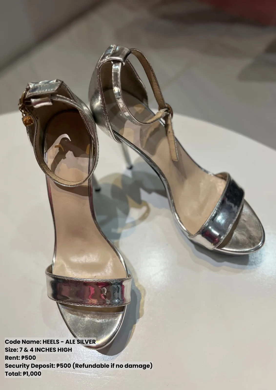 Heels: Ale Silver