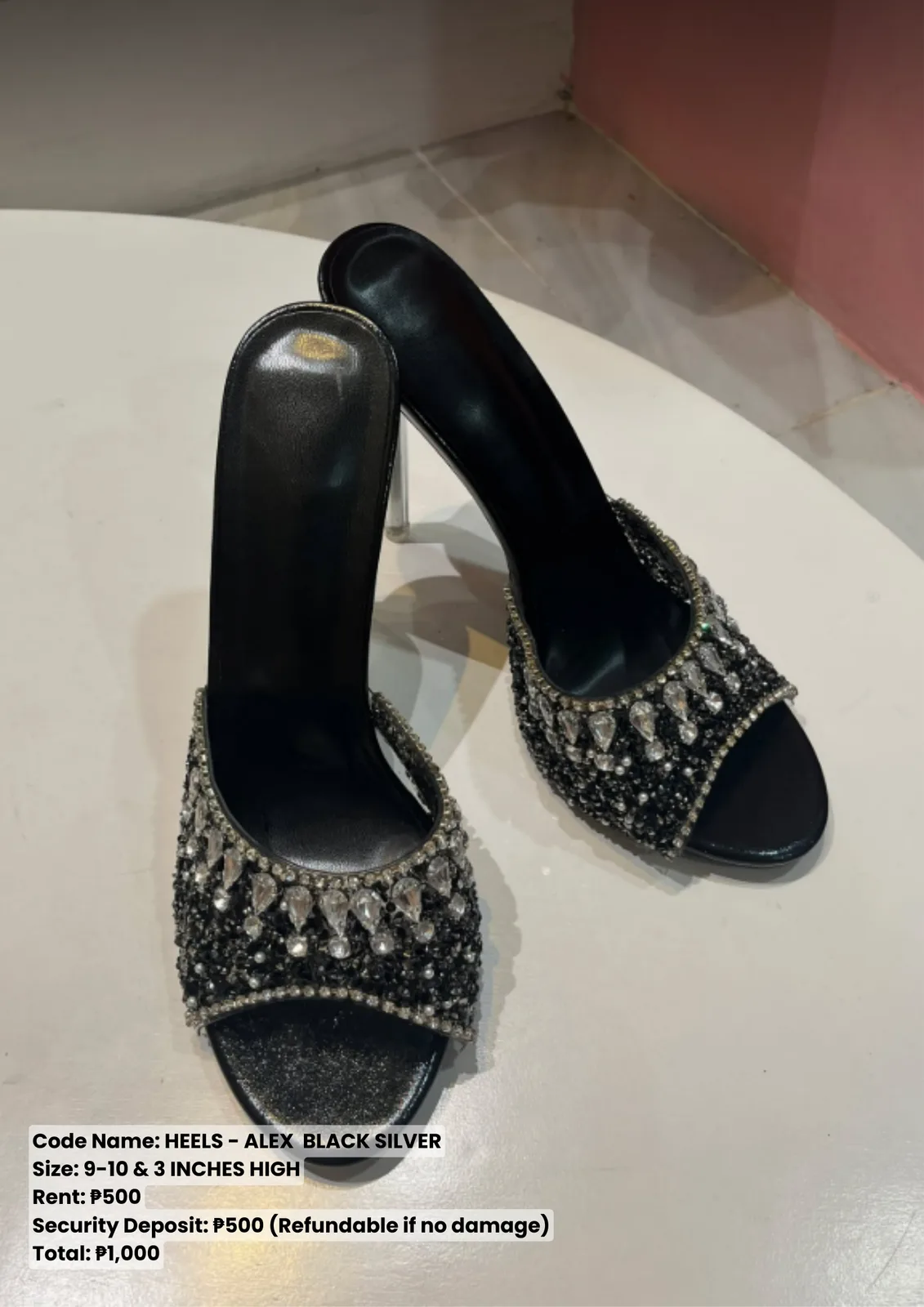 Heels: Alex Blacl Silber
