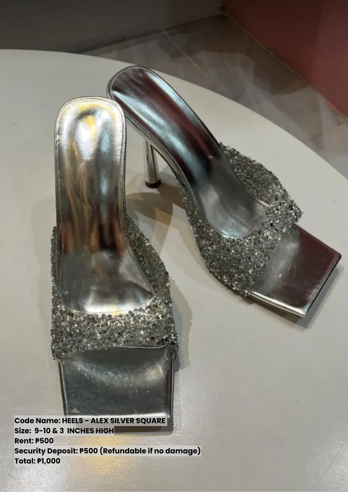 Heels: Alex Silver Square