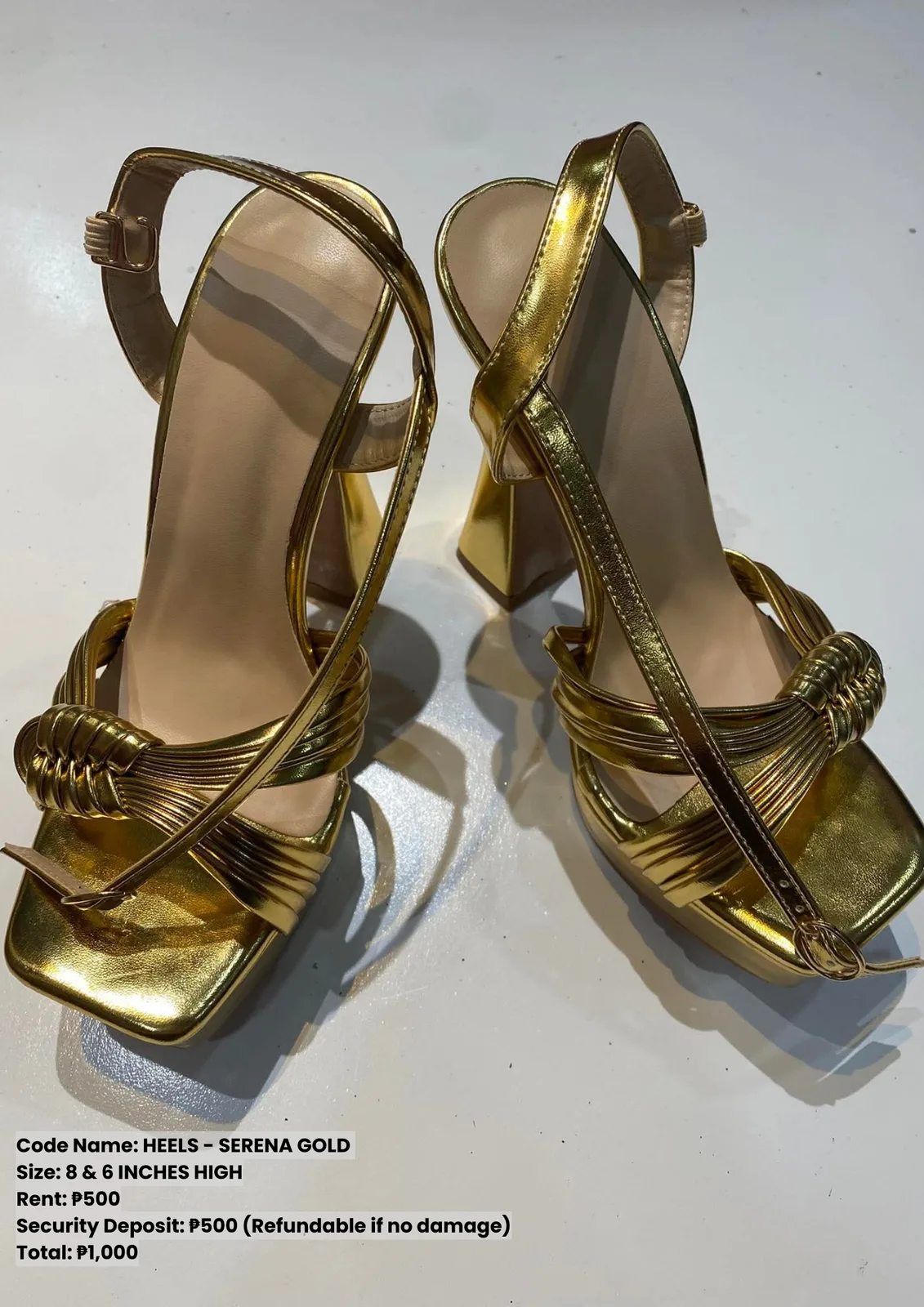 Heels: Serena Gold