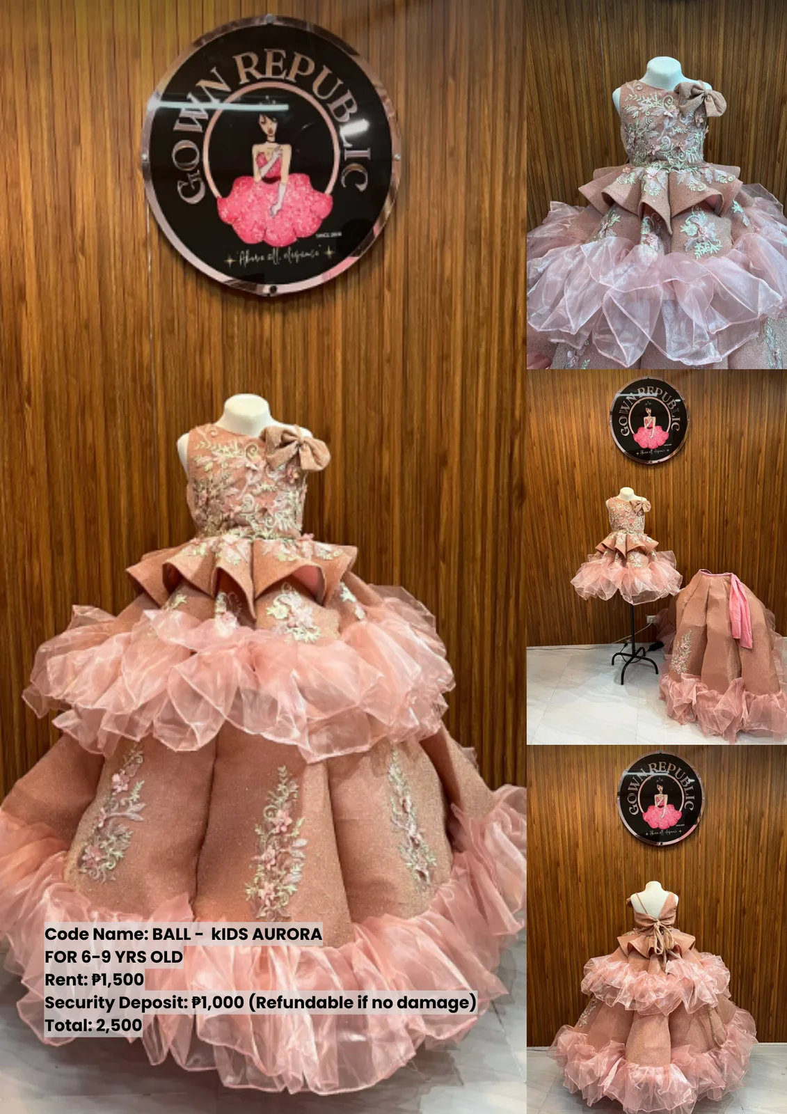 Kids Ball Gowns: Ball Kids Aurora