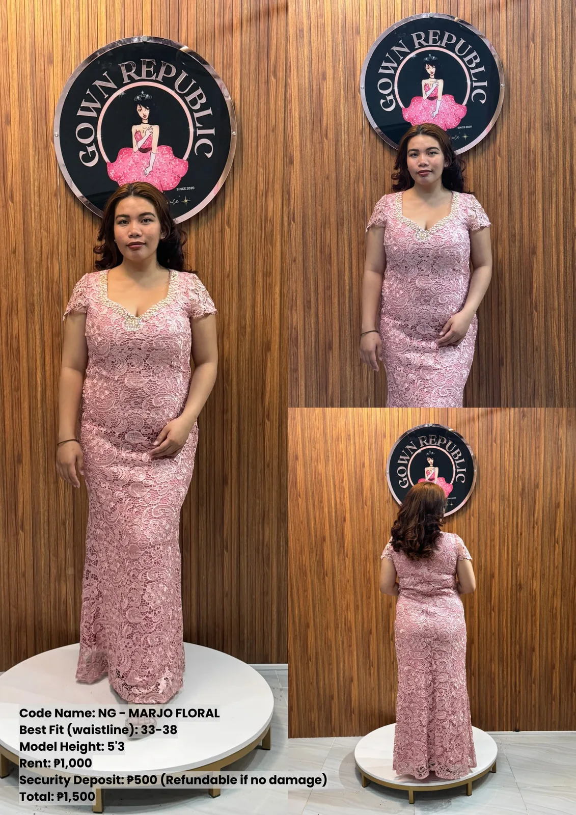 Ninang Gowns: Marjo Floral