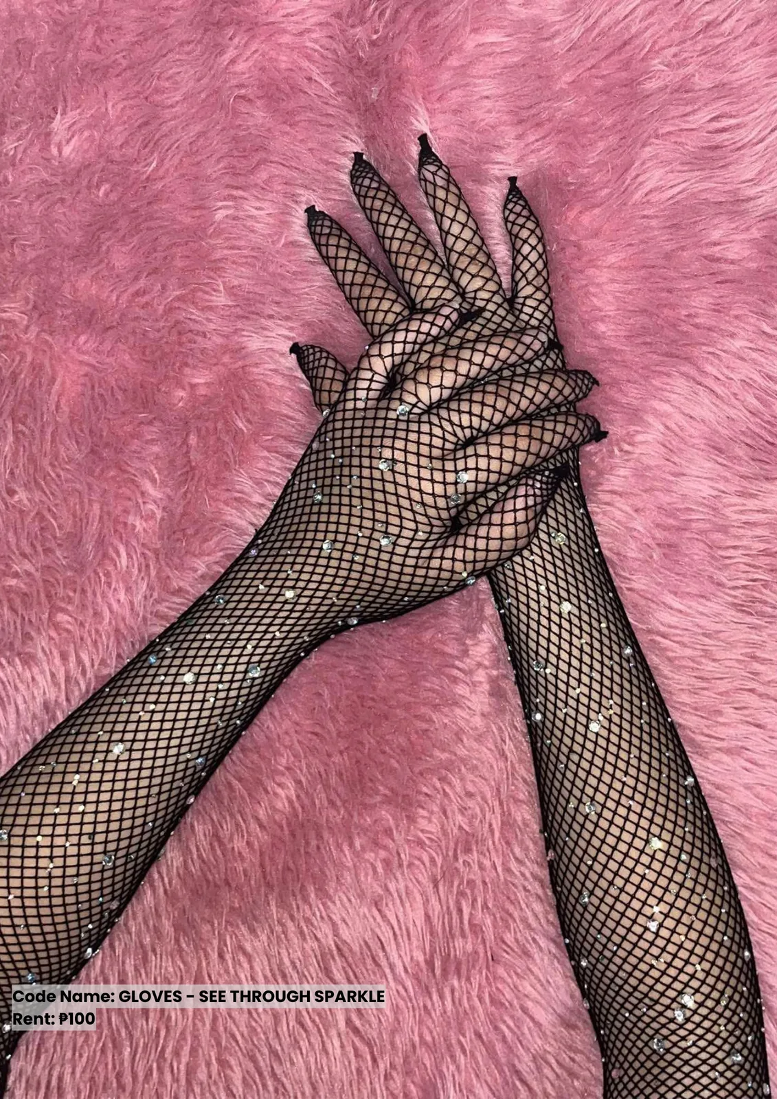 Others: Gloves See Through Sparkle
