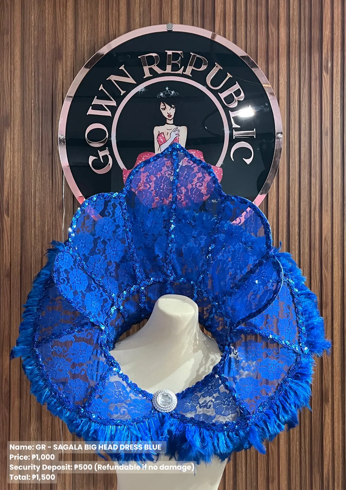 Sagala Headdresses: Blue