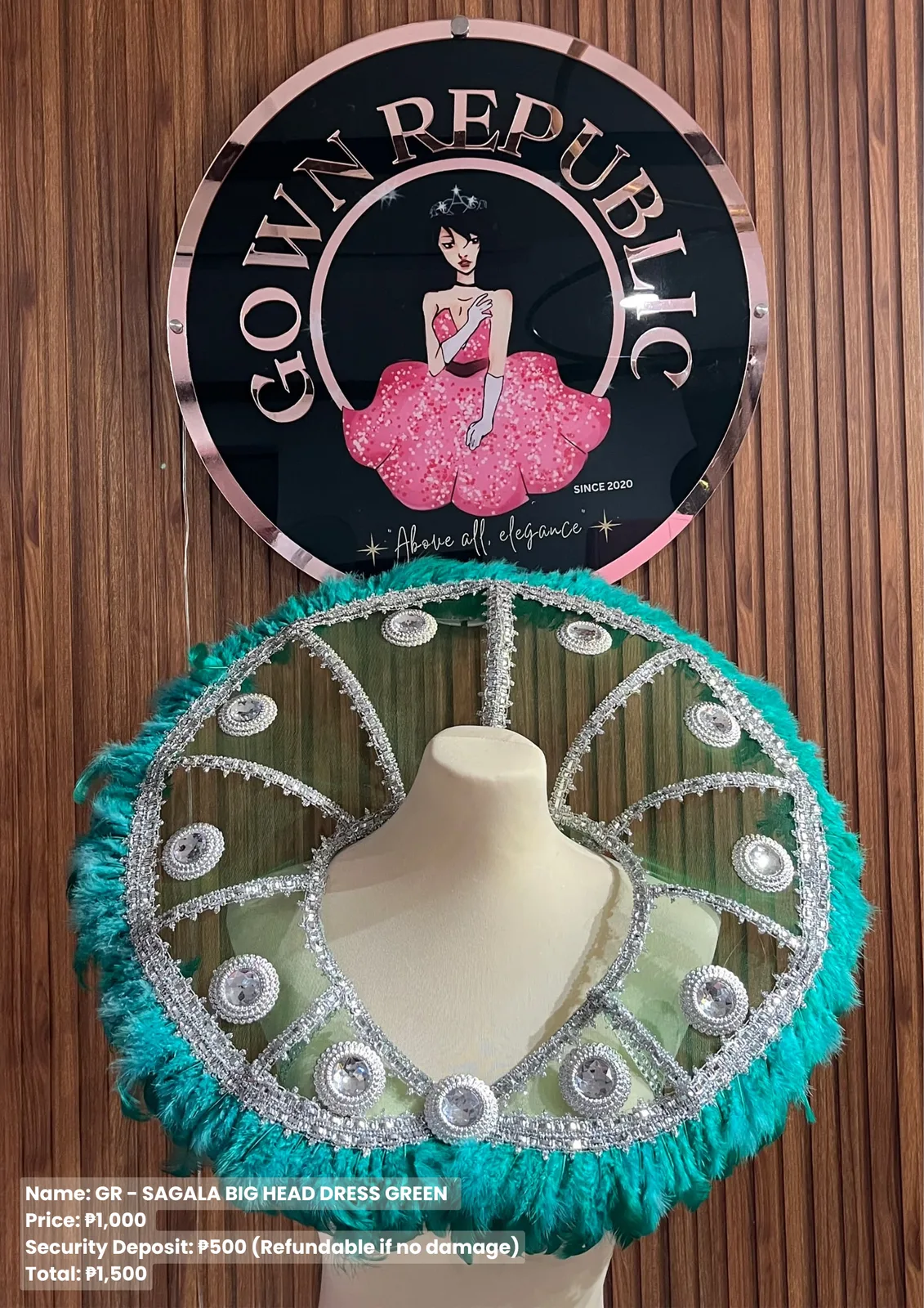Sagala Headdresses: Green
