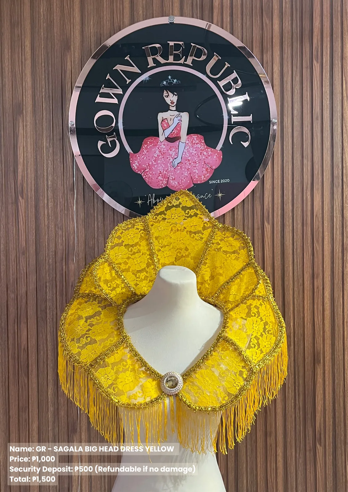 Sagala Headdresses: Yellow