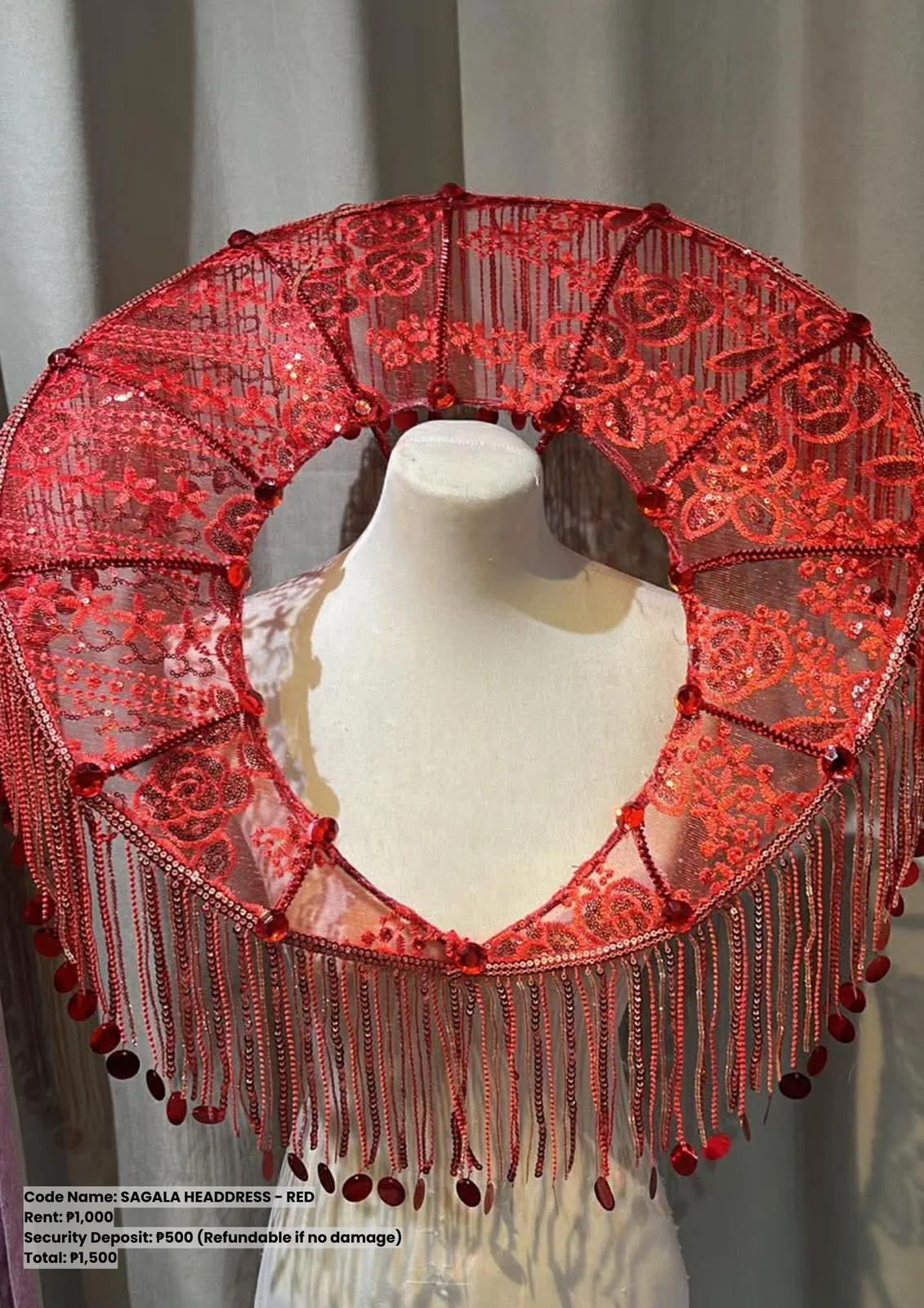 Sagala Headdresses: Headdress Red