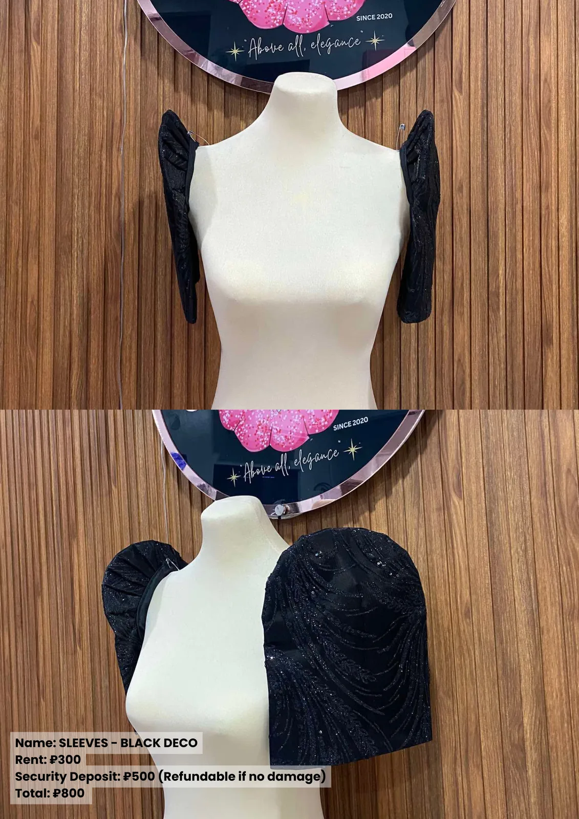 Sleeves: Black Deco
