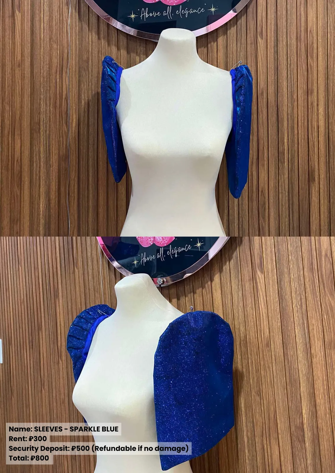Sleeves: Sparkle Blue